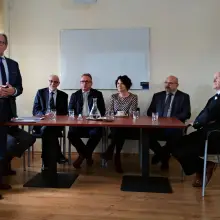 Zobacz zdjęcie: Konferencja prasowa w siedzibie PWiK