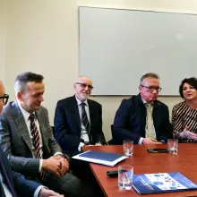 Zobacz zdjęcie: Konferencja prasowa w siedzibie PWiK