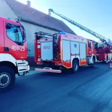 Zobacz zdjęcie: Pożar w Gierałtowie. Wezwano zespół ratownictwa medycznego
