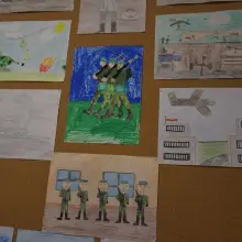 Zobacz zdjęcie: Dowódca artylerzystów z wizytą w szkole w Nowej Wsi
