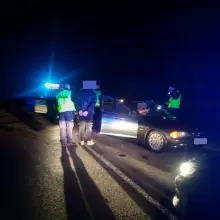 Zobacz zdjęcie: Kontrola drogówki. Kierowca pijany, a pasażer… z narkotykami
