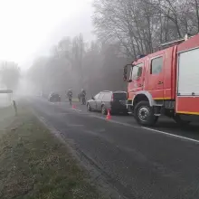 Zobacz zdjęcie: Wypadek między Dąbrową a Łąką, dwie osoby ranne