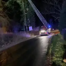 Zobacz zdjęcie: Nocna akcja straży w Starych Jaroszowicach