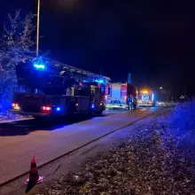 Zobacz zdjęcie: Pożar w stolarni w Bolesławicach