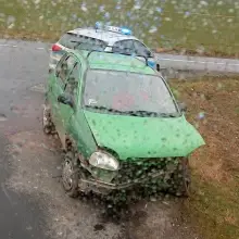 Zobacz zdjęcie: Zderzenie Mercedesa z Oplem koło Iwin