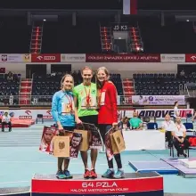 Zobacz zdjęcie: Marcelina Drozdek, brązowa medalistka 64 PZLA Halowych Mistrzostw Polski w chodzie sportowym