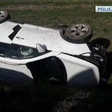 Zobacz zdjęcie: Wypadek na A4. Auto trzy razy dachowało