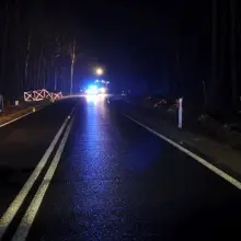 Zobacz zdjęcie: Wypadek między Czerwoną Wodą a Węglińcem (powiat zgorzelecki)