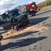 Zobacz zdjęcie: Wypadek koło Szczytnicy (gmina Warta Bolesławiecka)