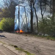 Zobacz zdjęcie: Akcja straży pożarnej w Nowej Wsi (gmina Bolesławiec, powiat bolesławiecki)
