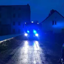 Zobacz zdjęcie: Akcja straży pożarnej w Kraśniku Dolnym (gmina Bolesławiec, powiat bolesławiecki)