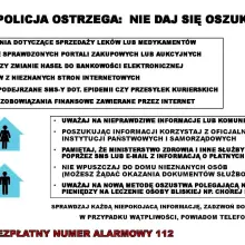 Zobacz zdjęcie: Policyjne ulotki ostrzegające przed oszustami