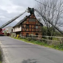 View photo: Fire Service Operation in Kraśnik Dolny (Bolesławiec Municipality, Bolesławiec County)