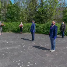 Zobacz zdjęcie: Bolesławiec: symboliczna uroczystość związana z rocznicą zakończenia II wojny światowej