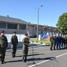Zobacz zdjęcie: Apel z okazji Dnia Weterana Działań poza Granicami Państwa w 23 Śląskim Pułku Artylerii w Bolesławcu