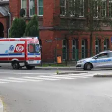 Zobacz zdjęcie: Potrącenie rowerzysty przy skrzyżowaniu Tyrankiewiczów i Dzieci Wrześni