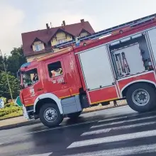 Zobacz zdjęcie: Akcja straży pożarnej na ulicy Nila w Bolesławcu