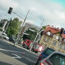 Zobacz zdjęcie: Akcja straży pożarnej na ulicy Nila w Bolesławcu