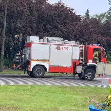 Zobacz zdjęcie: Akcja straży pożarnej na ulicy Nila w Bolesławcu