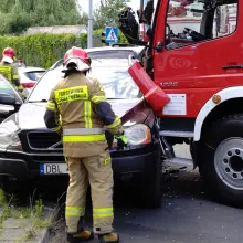 Zobacz zdjęcie: Wypadek na skrzyżowaniu Cieszkowskiego i Staszica