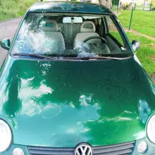 Zobacz zdjęcie: Auto marki Volkswagen Lupo, którym podróżował 23-letni mieszkaniec powiatu bolesławieckiego