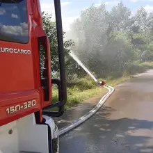 Zobacz zdjęcie: Strażacy ochotnicy z Ocic w czasie interwencji, ćwiczeń i kontrolowania obozowiska harcerskiego