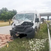 Zobacz zdjęcie: Akcja służb na A4 (na wysokości Krzyżowej, gmina Gromadka, powiat bolesławiecki)