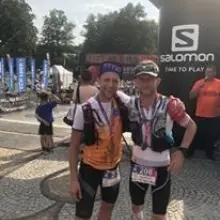 Zobacz zdjęcie: Daniel Milewicz i Marek Szramowiat przygotowują się do biegu w szwajcarskich Alpach