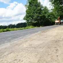 Zobacz zdjęcie: Prace przy przebudowie drogi z Bolesławca do Starych Jaroszowic (gmina Bolesławiec, powiat bolesławiecki)