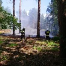 Zobacz zdjęcie: Akcja straży pożarnej w miejscowości Motyle (gmina Gromadka, powiat bolesławiecki)