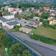 Zobacz zdjęcie: Obecna siedziba KP PSP w Bolesławcu i działka, na której powstanie ta nowa