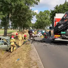 Zobacz zdjęcie: Czołowe zderzenie koło Chościszowic