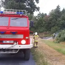 Zobacz zdjęcie: Akcja straży pożarnej w miejscowości Gromadka (powiat bolesławiecki)