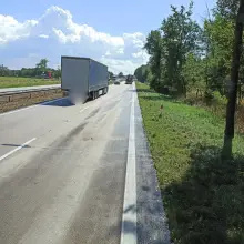 Zobacz zdjęcie: Akcja straży pożarnej przy A4