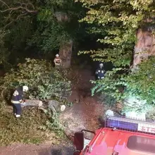 Zobacz zdjęcie: Akcja straży pożarnej w Parkoszowie (gmina Bolesławiec, powiat bolesławiecki)