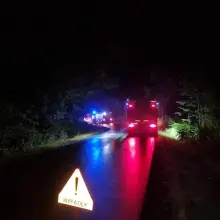 Zobacz zdjęcie: Wypadek na drodze między Rakowicami Małymi a Ocicami