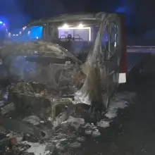 Zobacz zdjęcie: Pożar dwóch pojazdów w Zebrzydowej (gmina Nowogrodziec, powiat bolesławiecki)