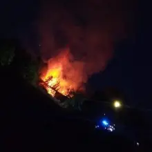 Zobacz zdjęcie: Pożar w Tomaszowie Bolesławieckim (gmina Warta Bolesławiecka)