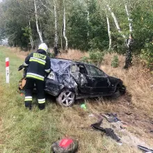 Zobacz zdjęcie: Wypadek między Zebrzydową a Czerną (gmina Nowogrodziec)