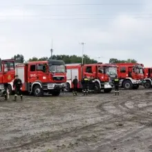 Zobacz zdjęcie: Strażacy w Borach Dolnośląskich. W ćwiczeniach brało udział niemal 110 osób