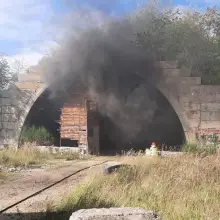 Zobacz zdjęcie: Akcja straży pożarnej na strefie w gminie Gromadka