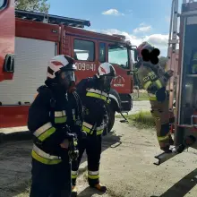 Zobacz zdjęcie: Akcja straży pożarnej na strefie w gminie Gromadka