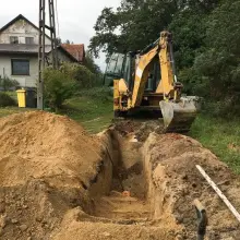 Zobacz zdjęcie: Budowa kanalizacji w Krzyżowej (gmina Gromadka, powiat bolesławiecki)
