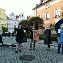Zobacz zdjęcie: Protest na bolesławieckim Rynku