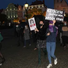 Zobacz zdjęcie: Drugi dzień protestu przeciw aborcji w Bolesławcu