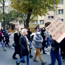 Zobacz zdjęcie: Spacer-protest przeciwko zaostrzeniu przepisów antyaborcyjnych