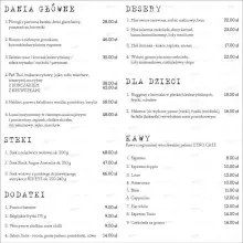 Zobacz zdjęcie: Menu Restauracji Spectre Bolesławiec