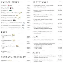 Zobacz zdjęcie: Menu Restauracji Spectre Bolesławiec