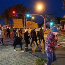 Zobacz zdjęcie: Wieczorny protest w Bolesławcu w sprawie aborcji