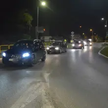Zobacz zdjęcie: Zmotoryzowany protest przy rondzie Solidarności